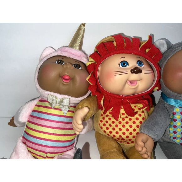 Cabbage Patch Kids Lot  9 inch Cuties Fantasy Friends Plush - 3 Pack - Picture 2 of 8